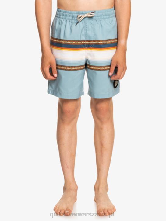 chłopcy Quiksilver 8-16 wyblakłych od słońca 15 salw z recyklingu 4DBV2320 błękit cytadeli