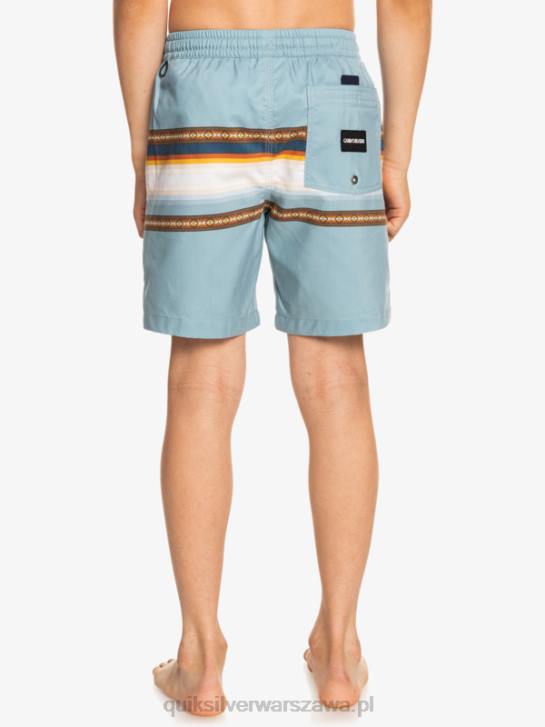 chłopcy Quiksilver 8-16 wyblakłych od słońca 15 salw z recyklingu 4DBV2320 błękit cytadeli