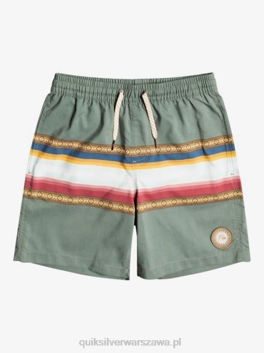 chłopcy Quiksilver 8-16 wyblakłych od słońca 15 salw z recyklingu 4DBV2321 tymianek