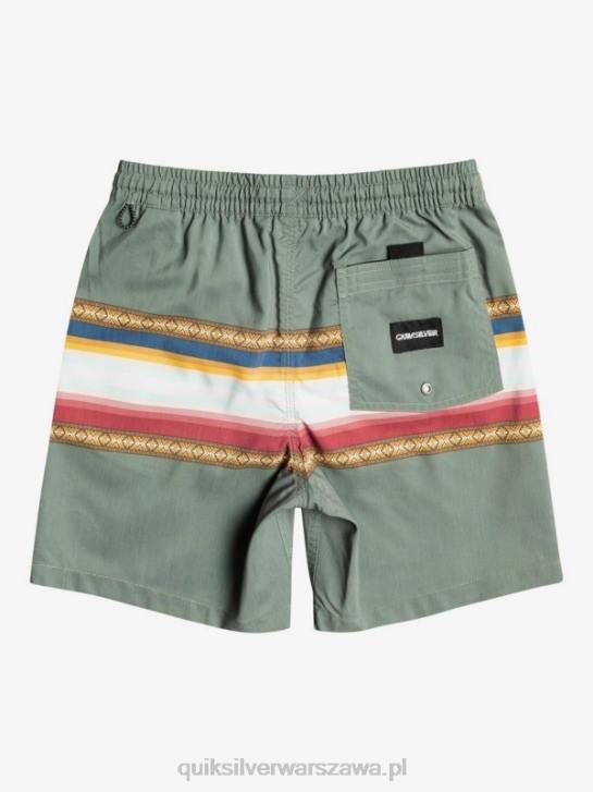 chłopcy Quiksilver 8-16 wyblakłych od słońca 15 salw z recyklingu 4DBV2321 tymianek