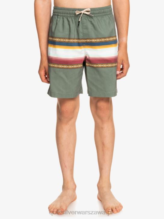 chłopcy Quiksilver 8-16 wyblakłych od słońca 15 salw z recyklingu 4DBV2321 tymianek