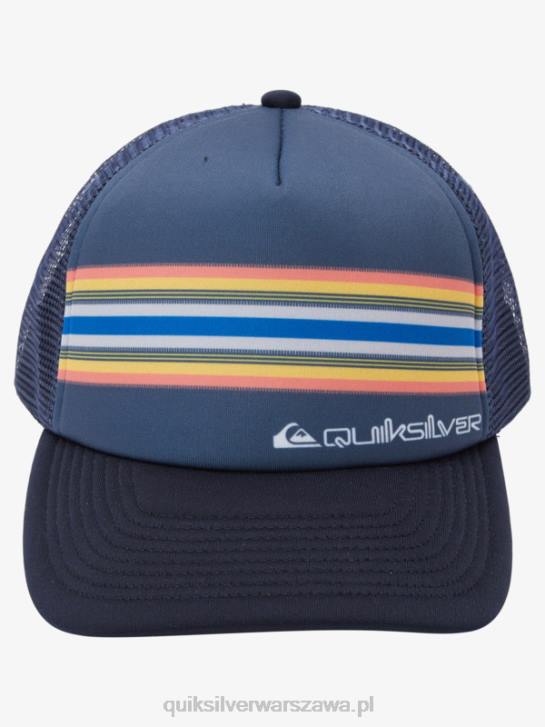 mężczyźni Quiksilver Czapka trucker buzzard coop 4DBV1050 granatowa marynarka