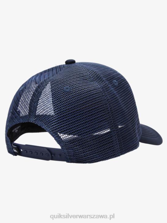 mężczyźni Quiksilver Czapka trucker buzzard coop 4DBV1050 granatowa marynarka