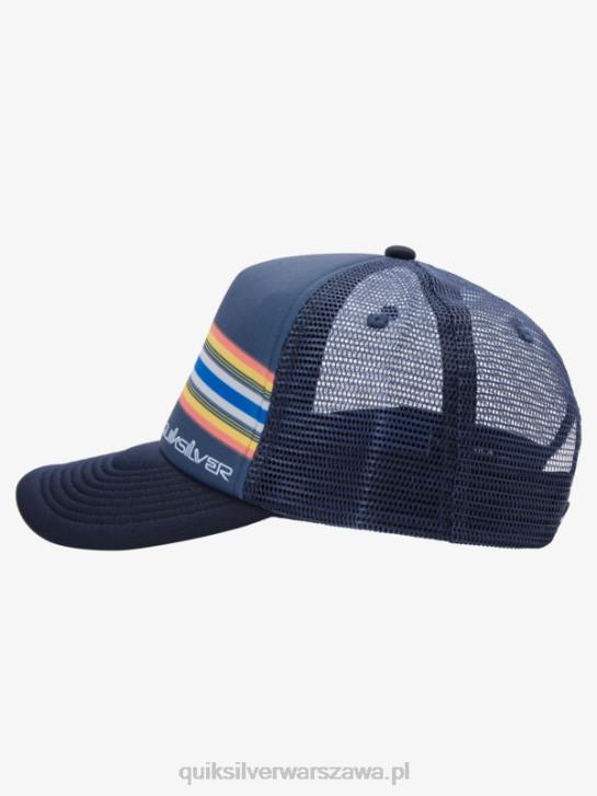 mężczyźni Quiksilver Czapka trucker buzzard coop 4DBV1050 granatowa marynarka