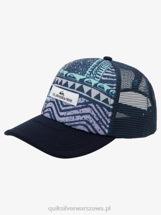 mężczyźni Quiksilver Czapka trucker buzzard coop 4DBV1052 Stalowa brama