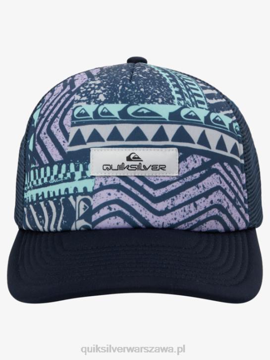 mężczyźni Quiksilver Czapka trucker buzzard coop 4DBV1052 Stalowa brama