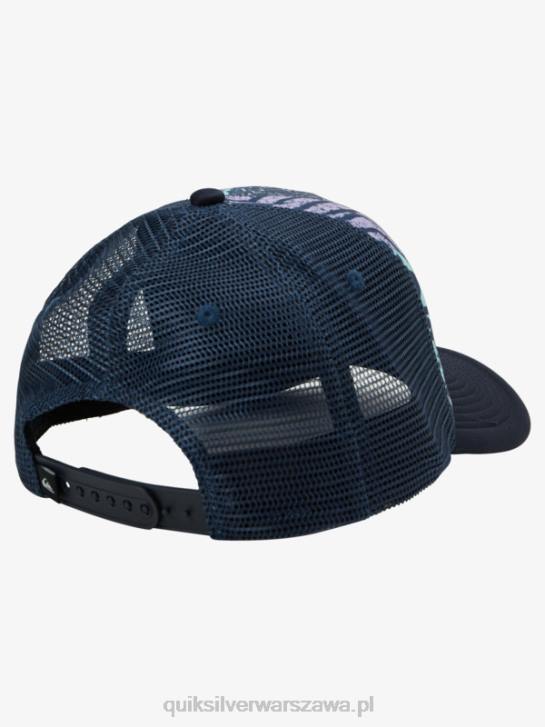 mężczyźni Quiksilver Czapka trucker buzzard coop 4DBV1052 Stalowa brama