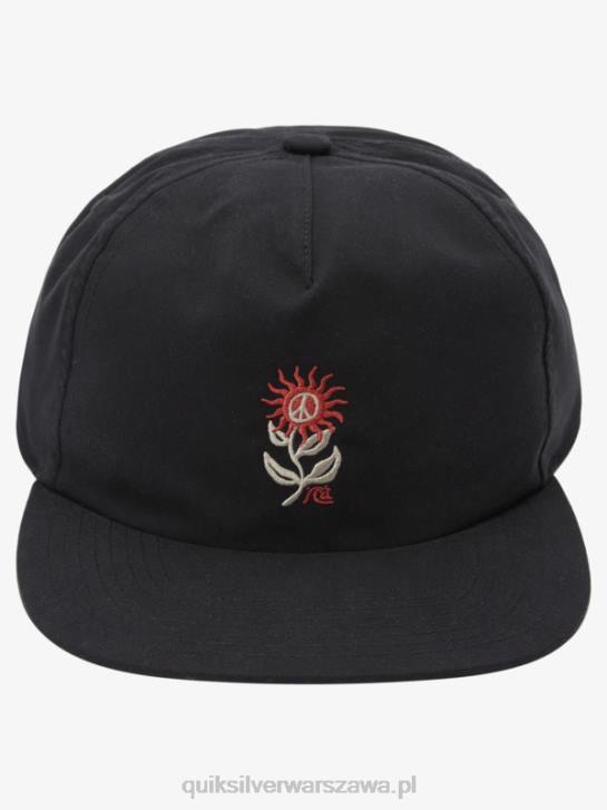 mężczyźni Quiksilver Czapka z daszkiem Surfwash 4DBV988 czarny