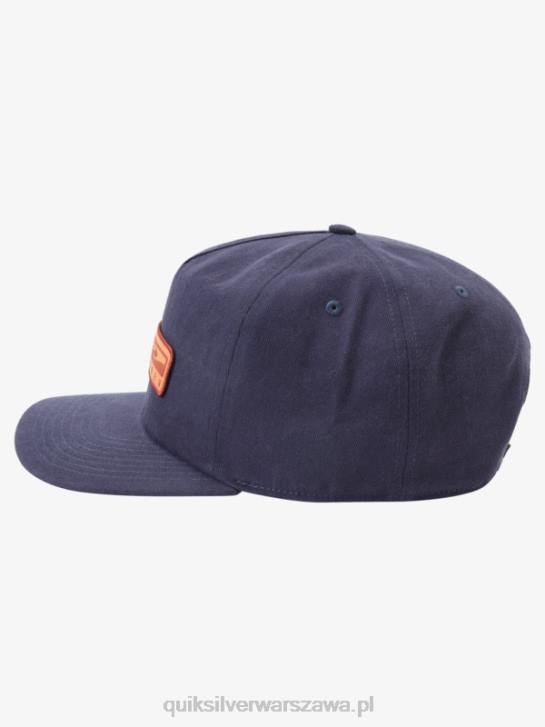 mężczyźni Quiksilver Czapka z daszkiem Wheeler 4DBV694 granatowa marynarka