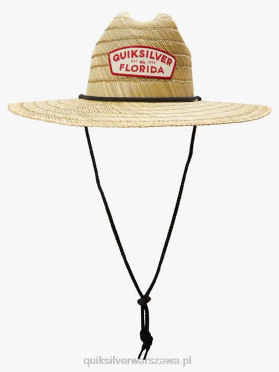 mężczyźni Quiksilver Destinado pierside kapelusz chroniący przed słońcem 4DBV1063 czarny/floryda