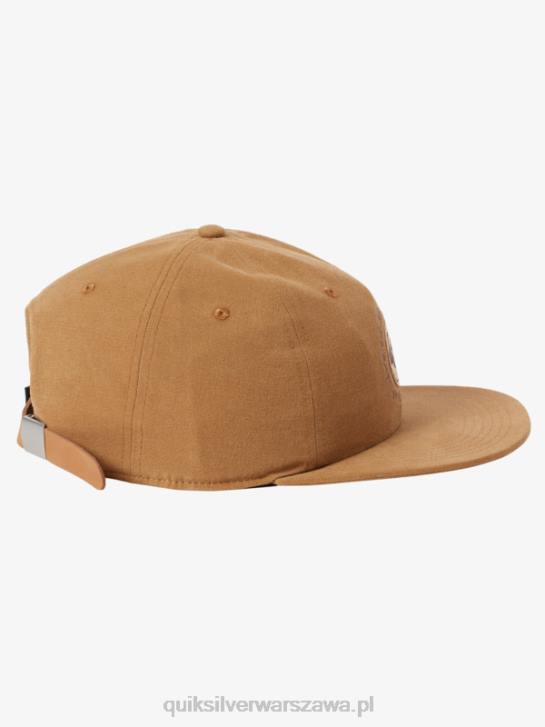 mężczyźni Quiksilver arvo kickback płócienna czapka z daszkiem 4DBV1688 rokitnikowy brąz