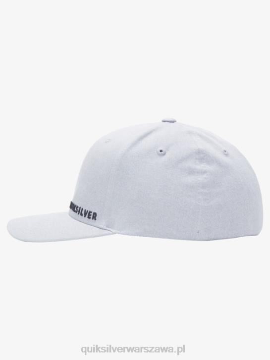 mężczyźni Quiksilver boczna czapka flexfit 4DBV1653 wrzosowy szary