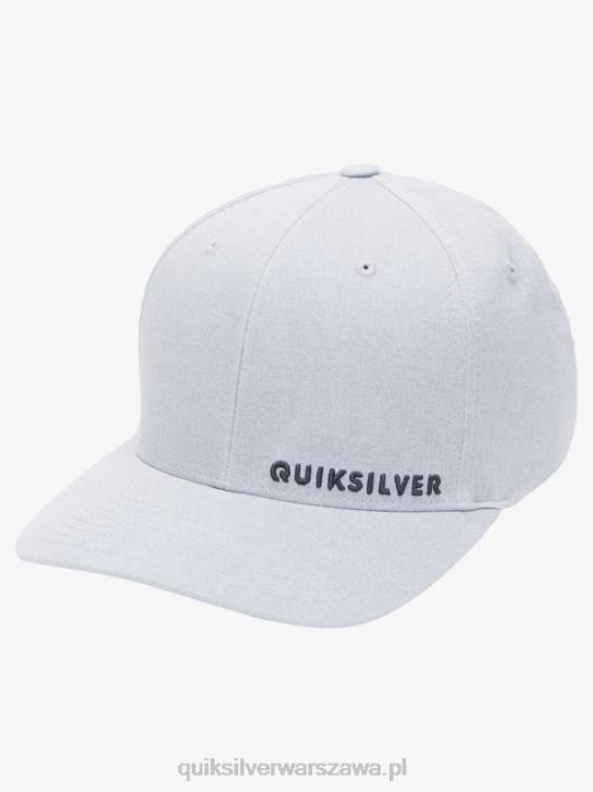 mężczyźni Quiksilver boczna czapka flexfit 4DBV1653 wrzosowy szary