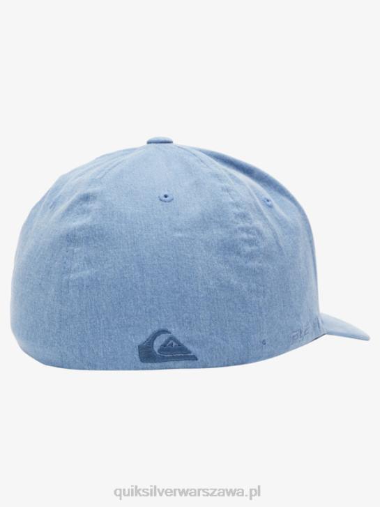 mężczyźni Quiksilver boczna czapka flexfit 4DBV1654 granatowa marynarka
