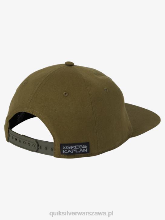 mężczyźni Quiksilver czapka bejsbolówka Gregga Kaplana 4DBV1251 tymianek
