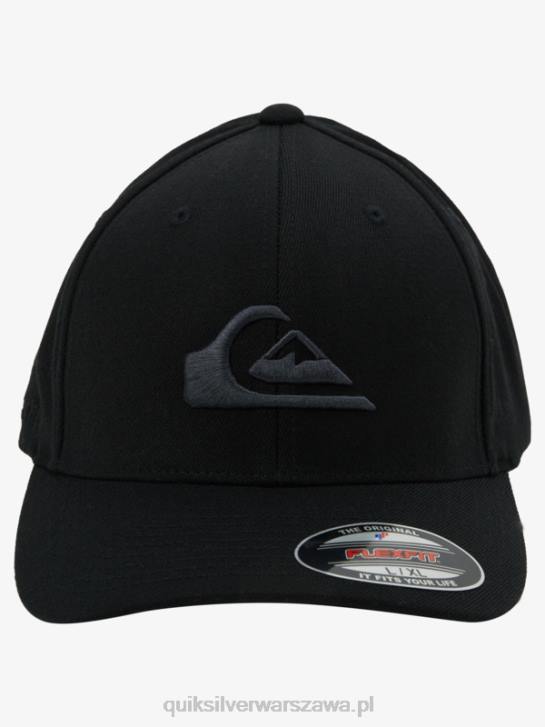 mężczyźni Quiksilver czapka flexfit w stylu górskim i falowym 4DBV1434 czarny
