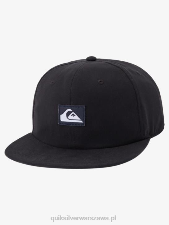mężczyźni Quiksilver czapka typu snapback w srebrnym dolarach 4DBV1665 czarny