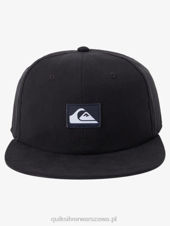 mężczyźni Quiksilver czapka typu snapback w srebrnym dolarach 4DBV1665 czarny