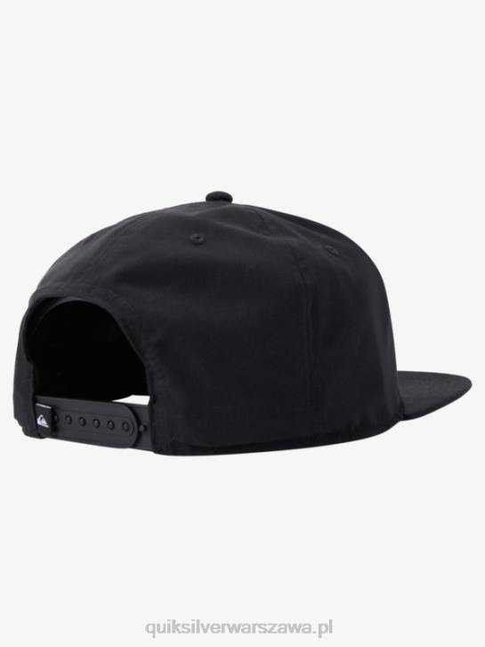 mężczyźni Quiksilver czapka typu snapback w srebrnym dolarach 4DBV1665 czarny