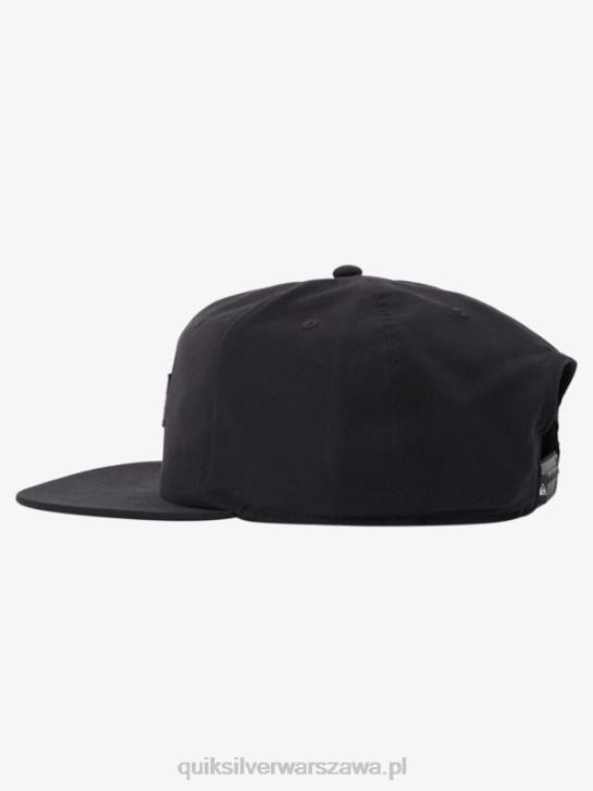 mężczyźni Quiksilver czapka typu snapback w srebrnym dolarach 4DBV1665 czarny