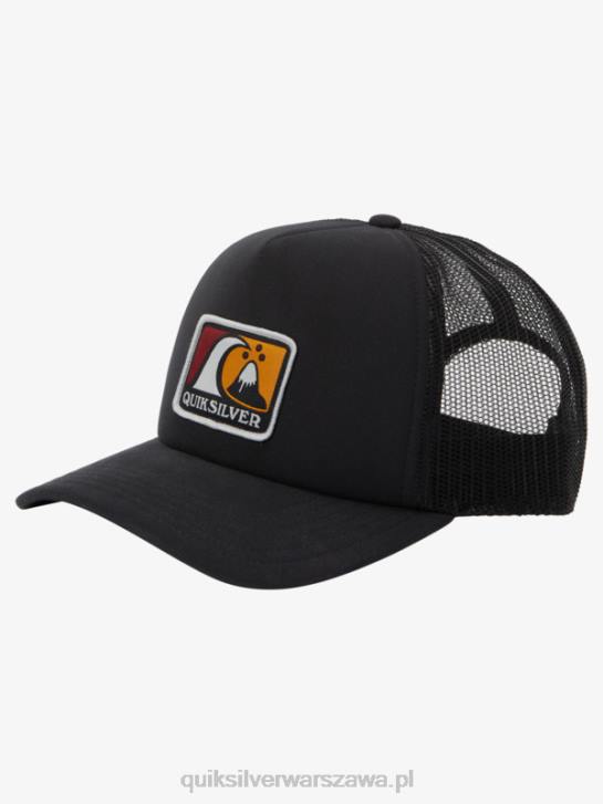 mężczyźni Quiksilver czapka typu snapback z blokadą bryzy 4DBV1724 czarny