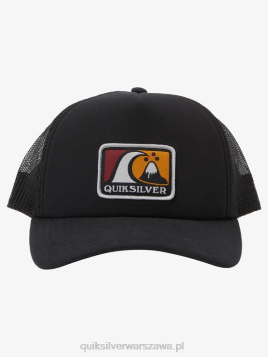 mężczyźni Quiksilver czapka typu snapback z blokadą bryzy 4DBV1724 czarny