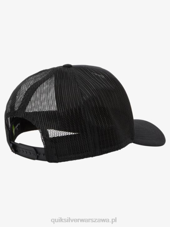 mężczyźni Quiksilver czapka typu snapback z blokadą bryzy 4DBV1724 czarny