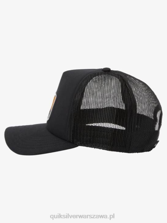 mężczyźni Quiksilver czapka typu snapback z blokadą bryzy 4DBV1724 czarny