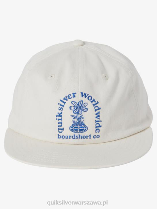 mężczyźni Quiksilver czapka typu snapback z fortuną 4DBV549 biały