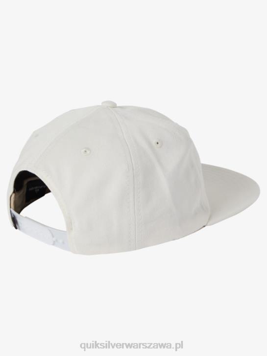 mężczyźni Quiksilver czapka typu snapback z fortuną 4DBV549 biały