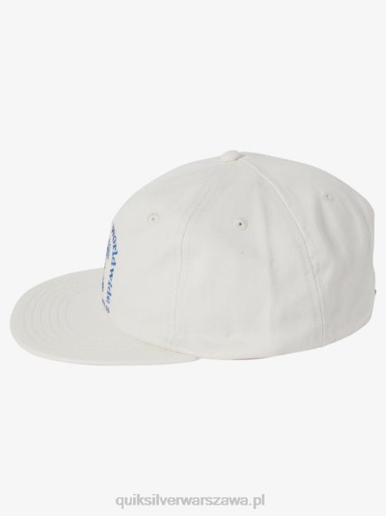 mężczyźni Quiksilver czapka typu snapback z fortuną 4DBV549 biały