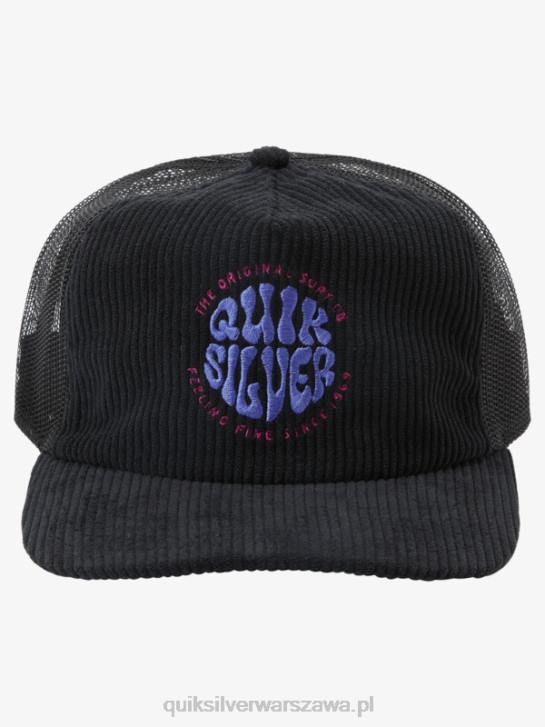 mężczyźni Quiksilver czapka typu trucker coasteeze 4DBV443 czarny