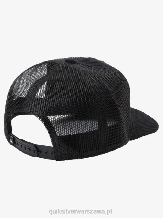 mężczyźni Quiksilver czapka typu trucker coasteeze 4DBV443 czarny