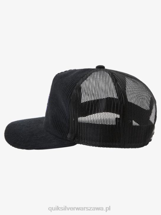 mężczyźni Quiksilver czapka typu trucker coasteeze 4DBV443 czarny