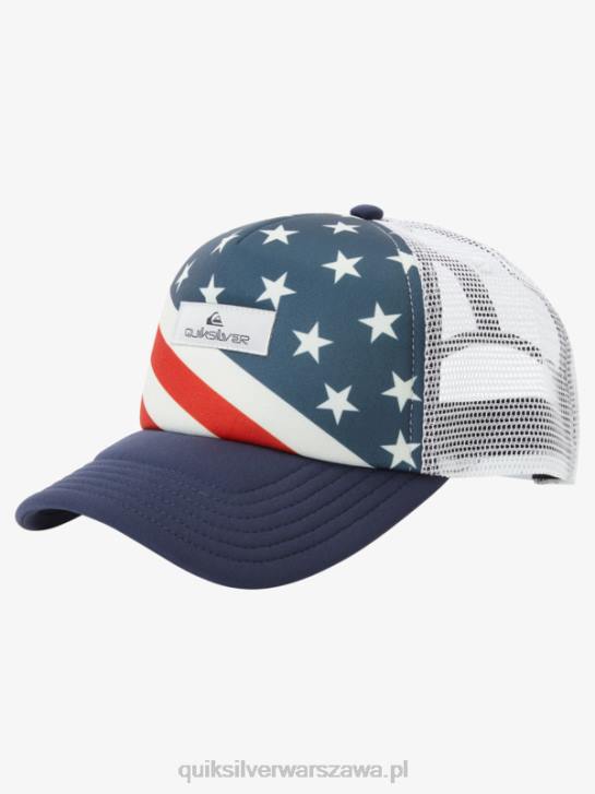 mężczyźni Quiksilver czapka typu trucker magpie coop 4DBV563 marynarka o północy