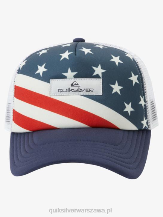 mężczyźni Quiksilver czapka typu trucker magpie coop 4DBV563 marynarka o północy