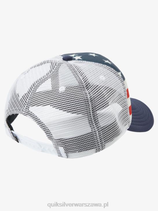 mężczyźni Quiksilver czapka typu trucker magpie coop 4DBV563 marynarka o północy