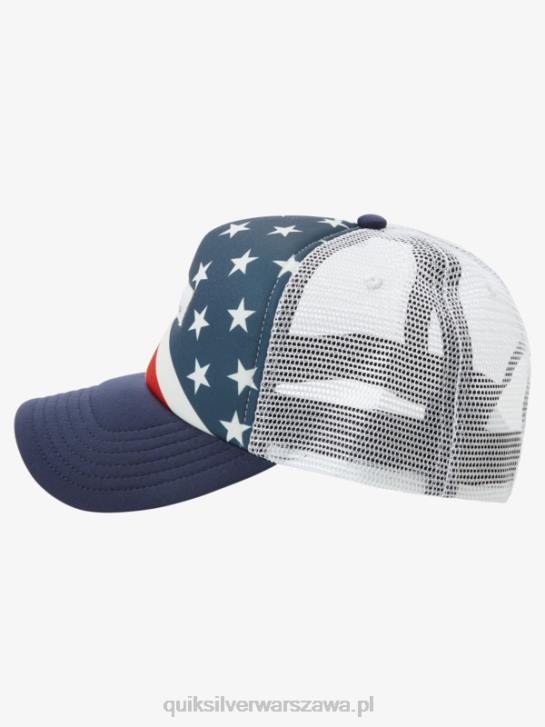 mężczyźni Quiksilver czapka typu trucker magpie coop 4DBV563 marynarka o północy