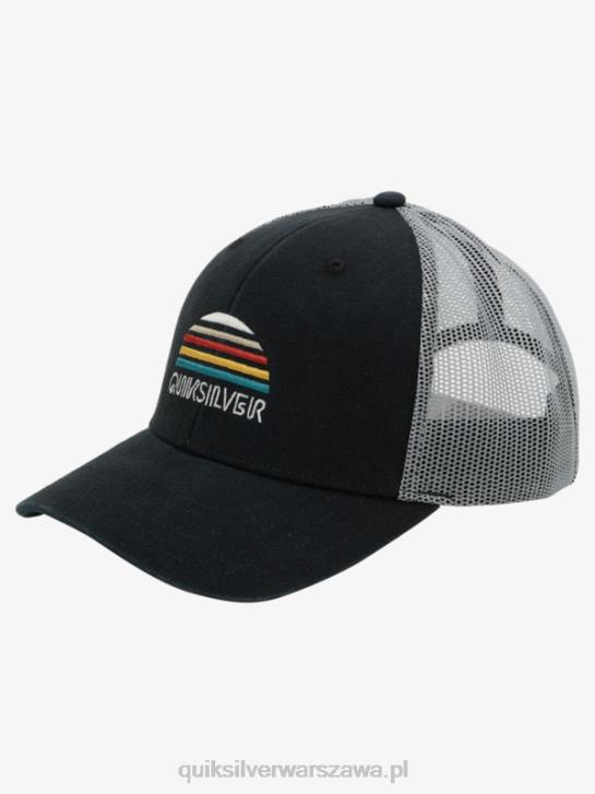 mężczyźni Quiksilver czapka typu trucker typu stringer 4DBV1194 czarny