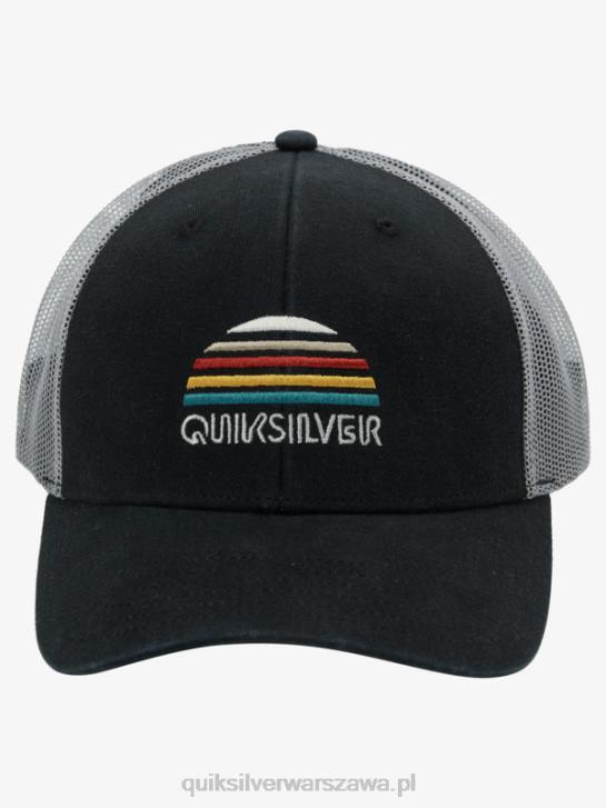 mężczyźni Quiksilver czapka typu trucker typu stringer 4DBV1194 czarny