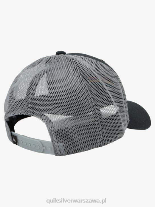 mężczyźni Quiksilver czapka typu trucker typu stringer 4DBV1194 czarny