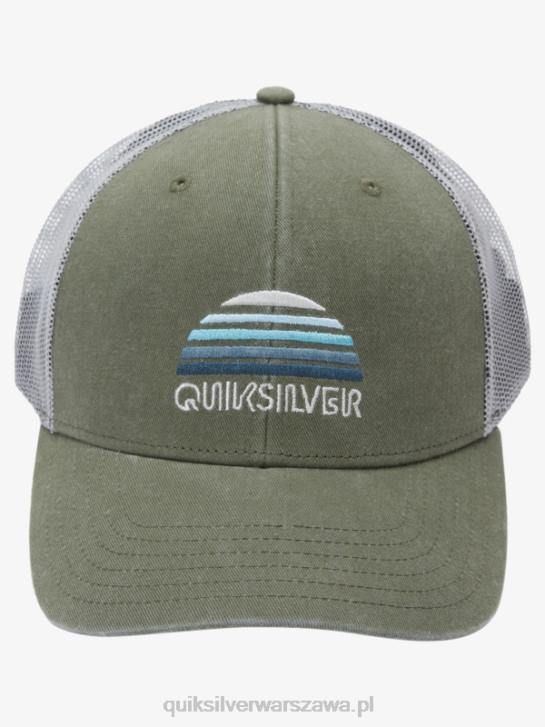 mężczyźni Quiksilver czapka typu trucker typu stringer 4DBV1195 czterolistna koniczyna