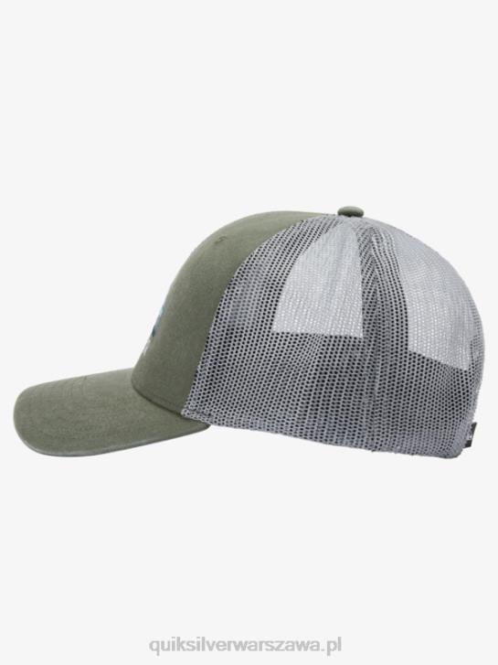 mężczyźni Quiksilver czapka typu trucker typu stringer 4DBV1195 czterolistna koniczyna