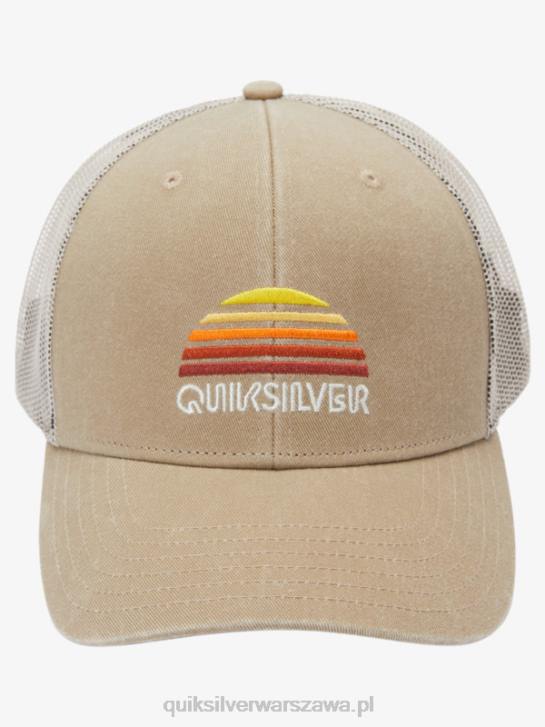 mężczyźni Quiksilver czapka typu trucker typu stringer 4DBV1196 ciemne khaki