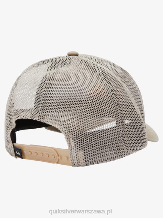 mężczyźni Quiksilver czapka typu trucker typu stringer 4DBV1196 ciemne khaki