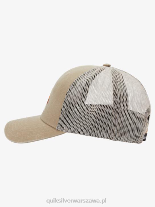 mężczyźni Quiksilver czapka typu trucker typu stringer 4DBV1196 ciemne khaki