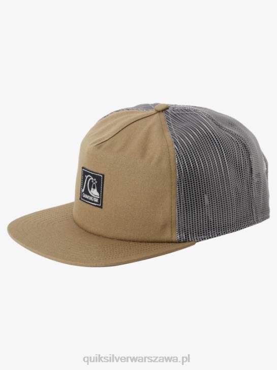 mężczyźni Quiksilver czapka typu trucker z pojedynczą płetwą 4DBV1715 tymianek