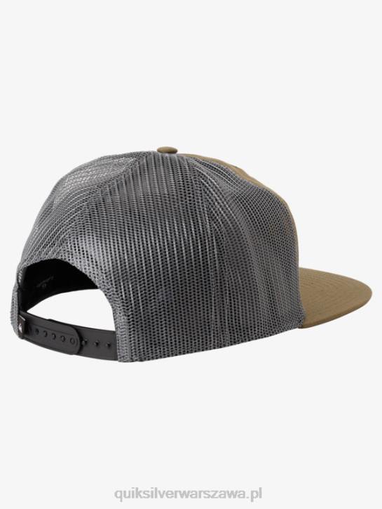 mężczyźni Quiksilver czapka typu trucker z pojedynczą płetwą 4DBV1715 tymianek