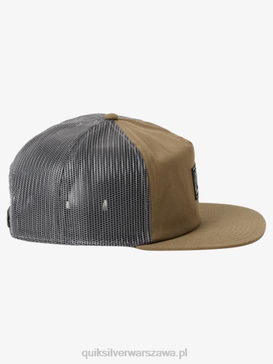 mężczyźni Quiksilver czapka typu trucker z pojedynczą płetwą 4DBV1715 tymianek