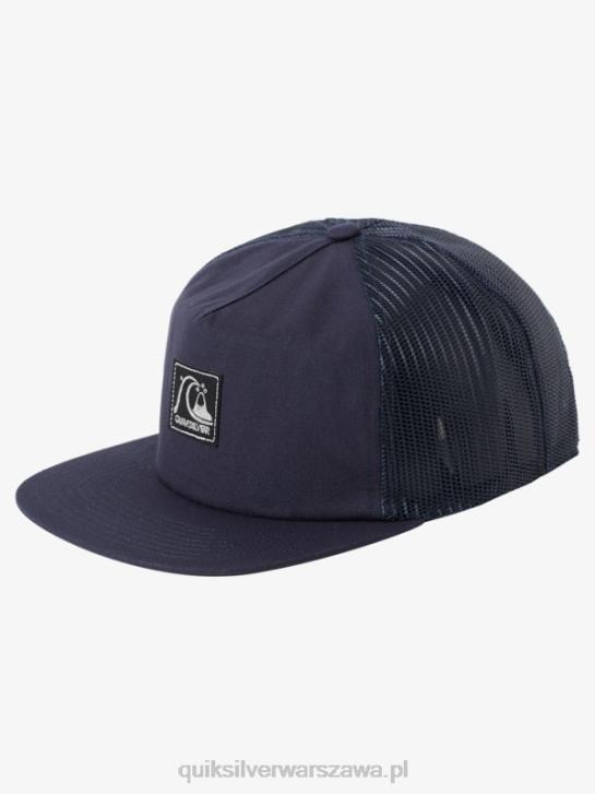 mężczyźni Quiksilver czapka typu trucker z pojedynczą płetwą 4DBV1716 granatowa marynarka